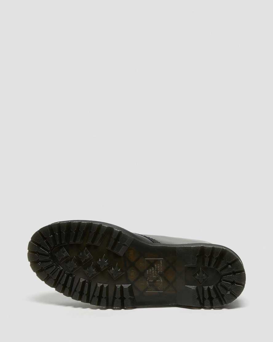 black dr martens 1460 bex smooth womens platform boots