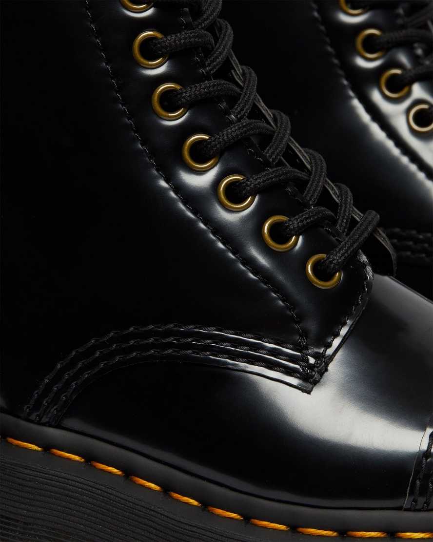 black dr martens sinclair womens platform boots