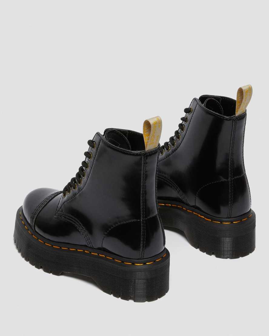 black dr martens sinclair womens platform boots
