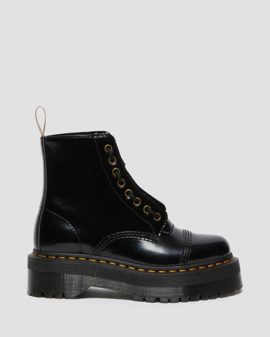 black dr martens sinclair womens platform boots
