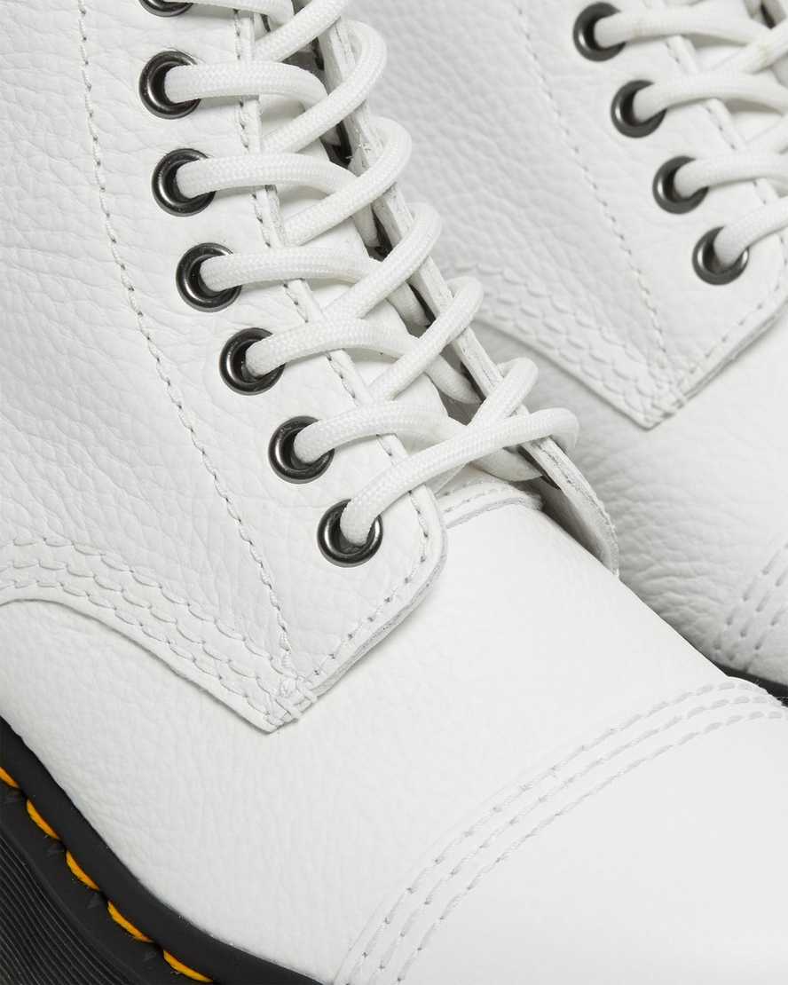 white dr martens sinclair womens platform boots