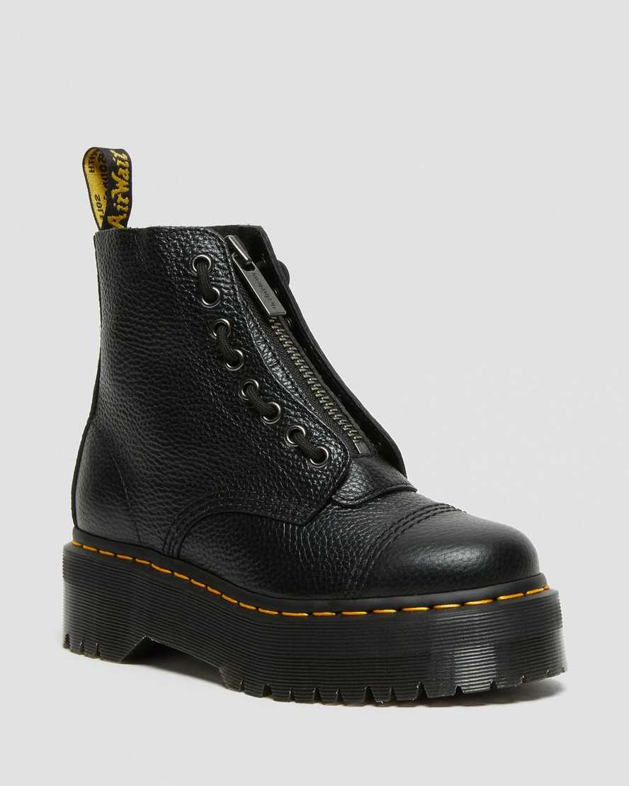 black dr martens sinclair womens platform boots