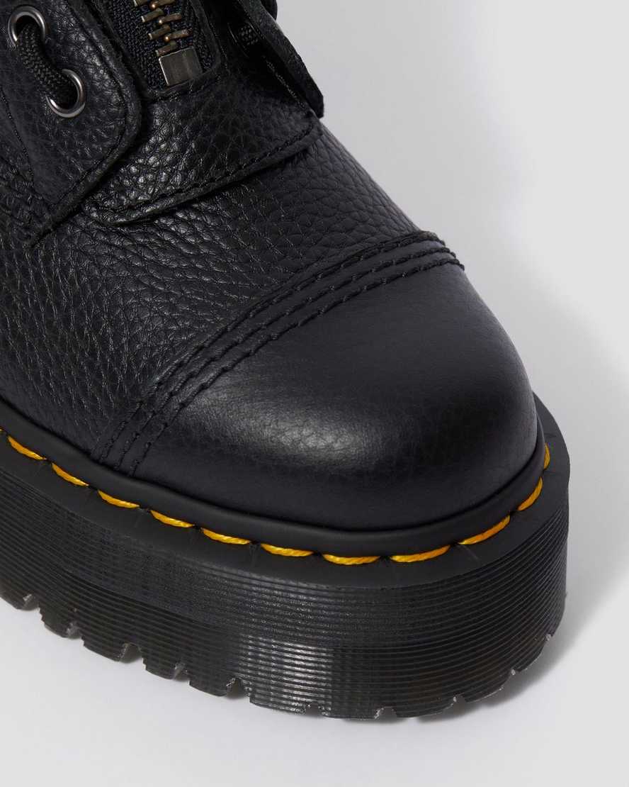 black dr martens sinclair womens platform boots