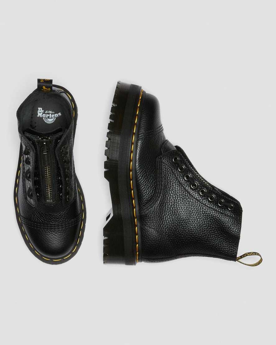 black dr martens sinclair womens platform boots