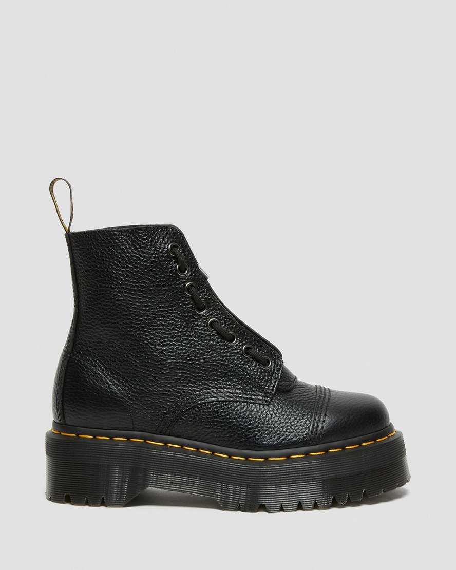 black dr martens sinclair womens platform boots