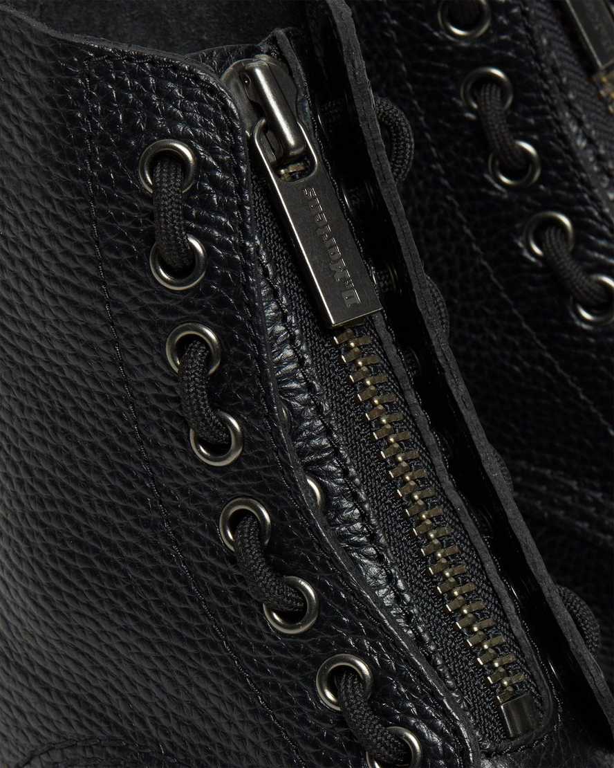 black dr martens sinclair womens platform boots