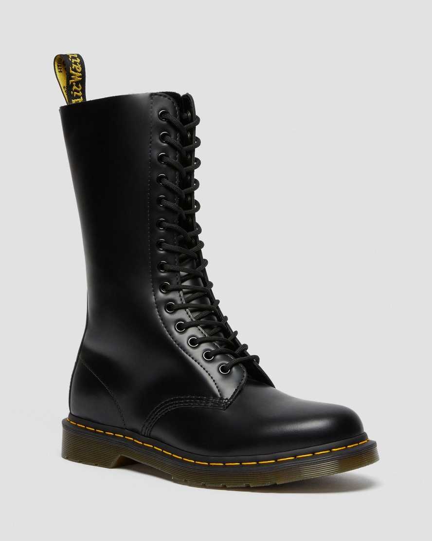 black dr martens 1914 smooth womens tall boots