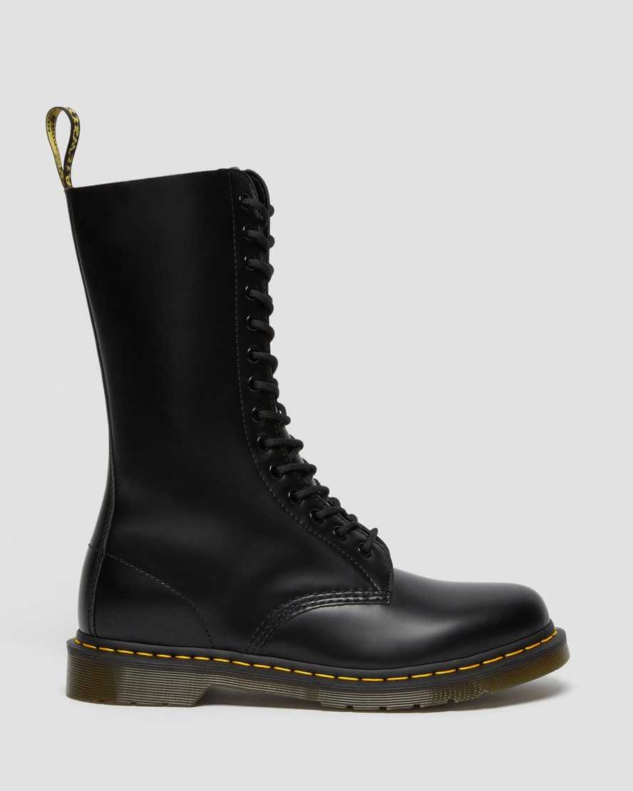 black dr martens 1914 smooth womens tall boots