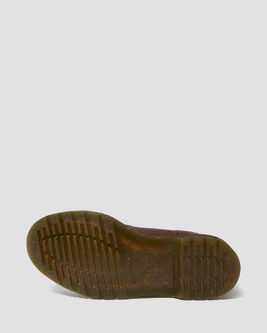 brown dr martens arbor steel toe womens work boots
