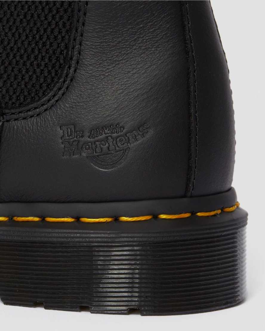 black dr martens arbor newark steel toe womens work boots