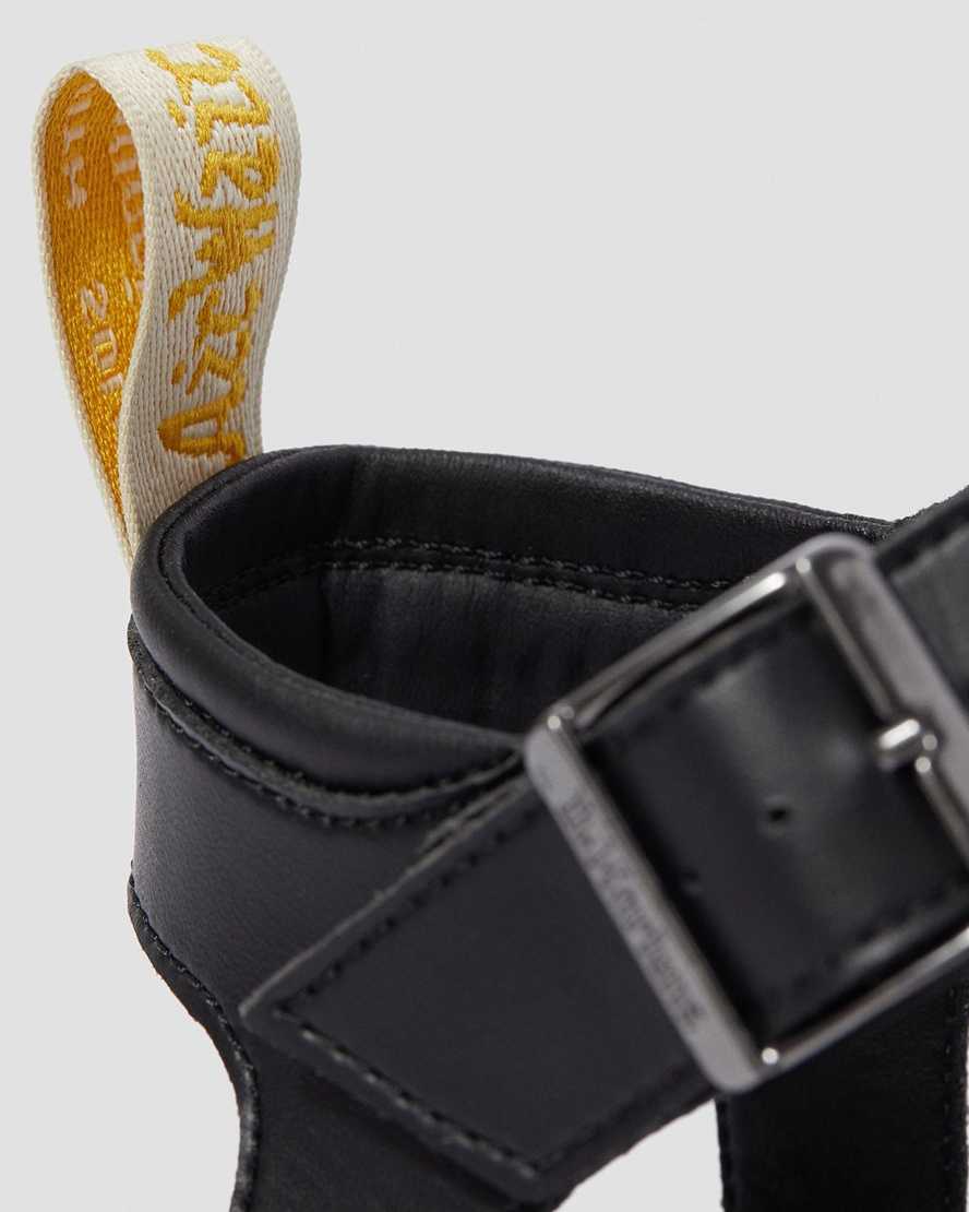 black dr martens blaire felix womens gladiator sandals