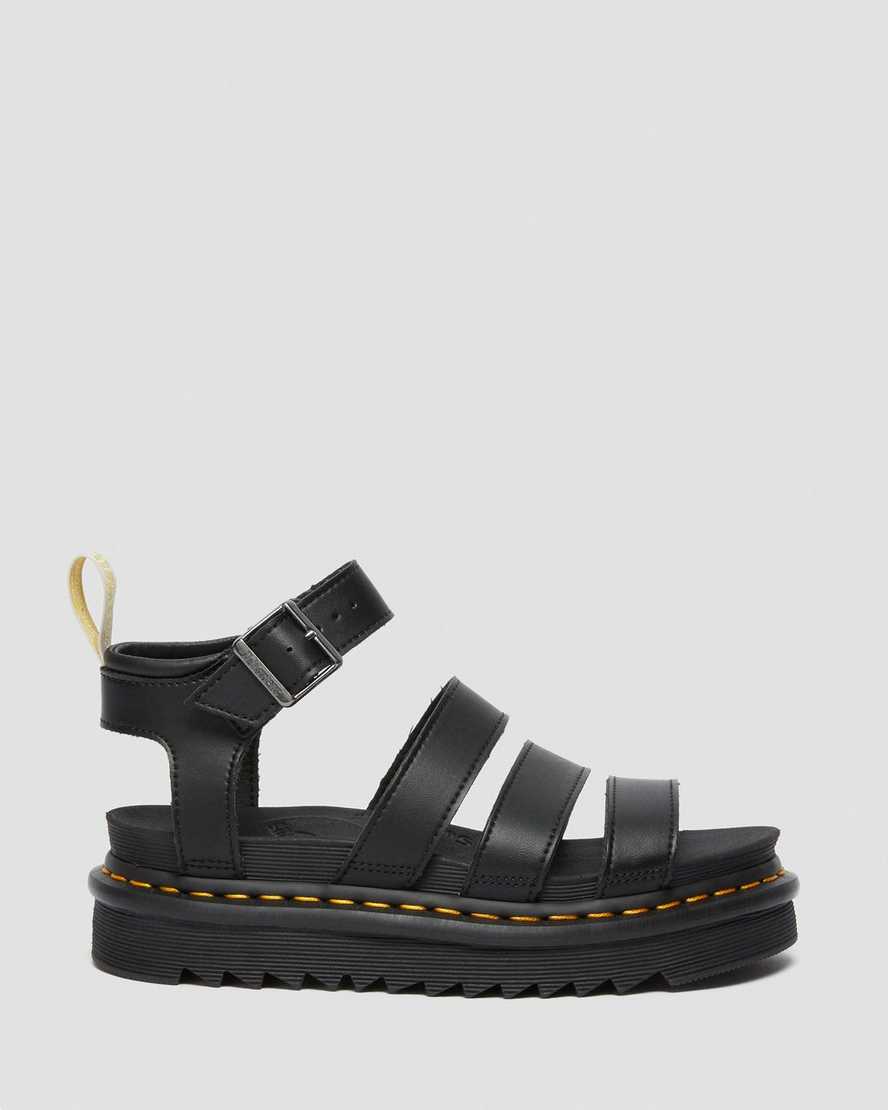 black dr martens blaire felix womens gladiator sandals