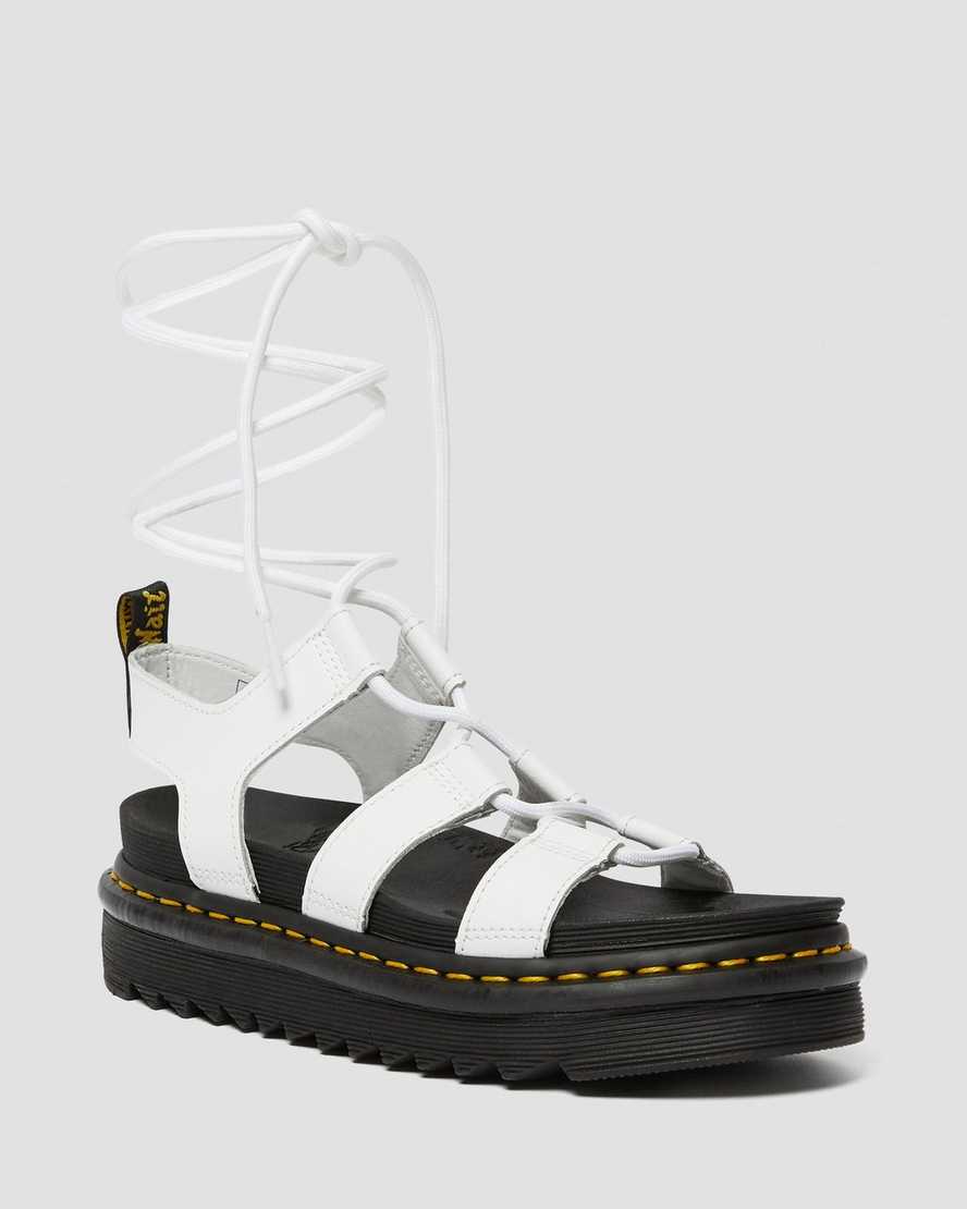 white dr martens nartilla womens gladiator sandals