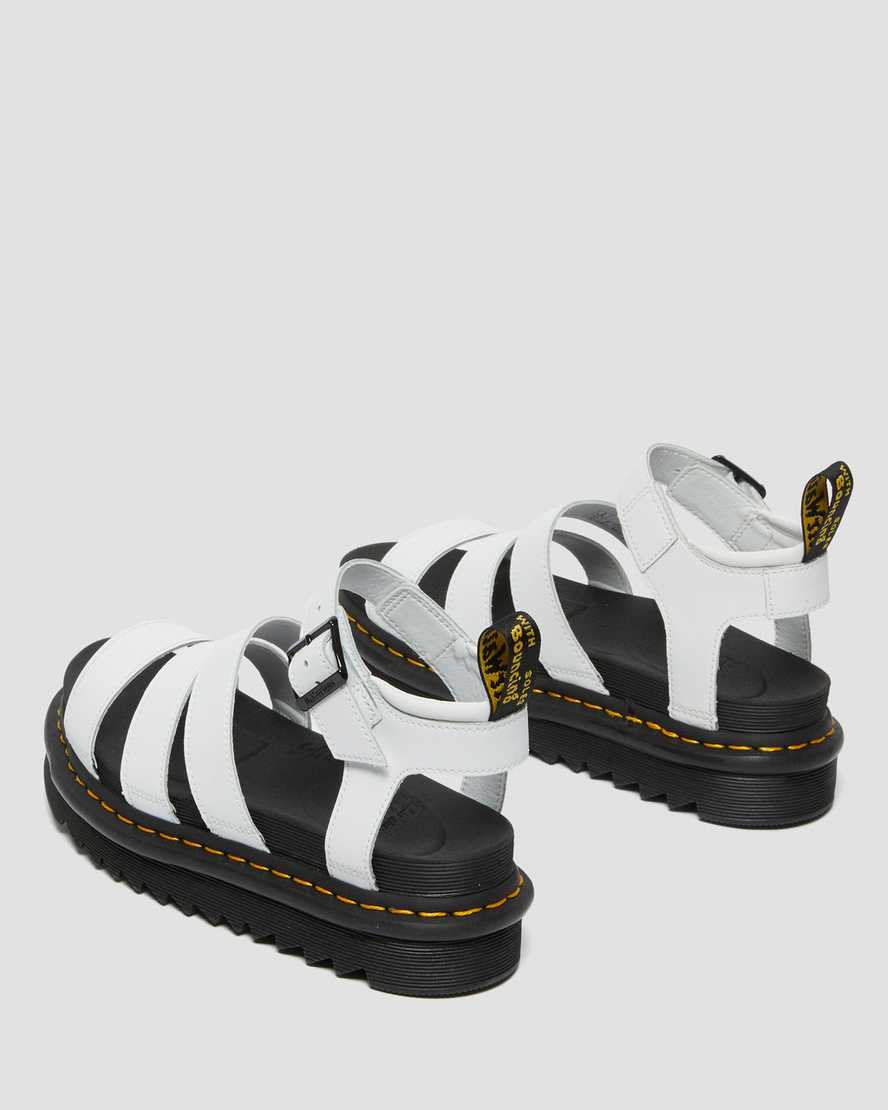 white dr martens blaire hydro womens gladiator sandals