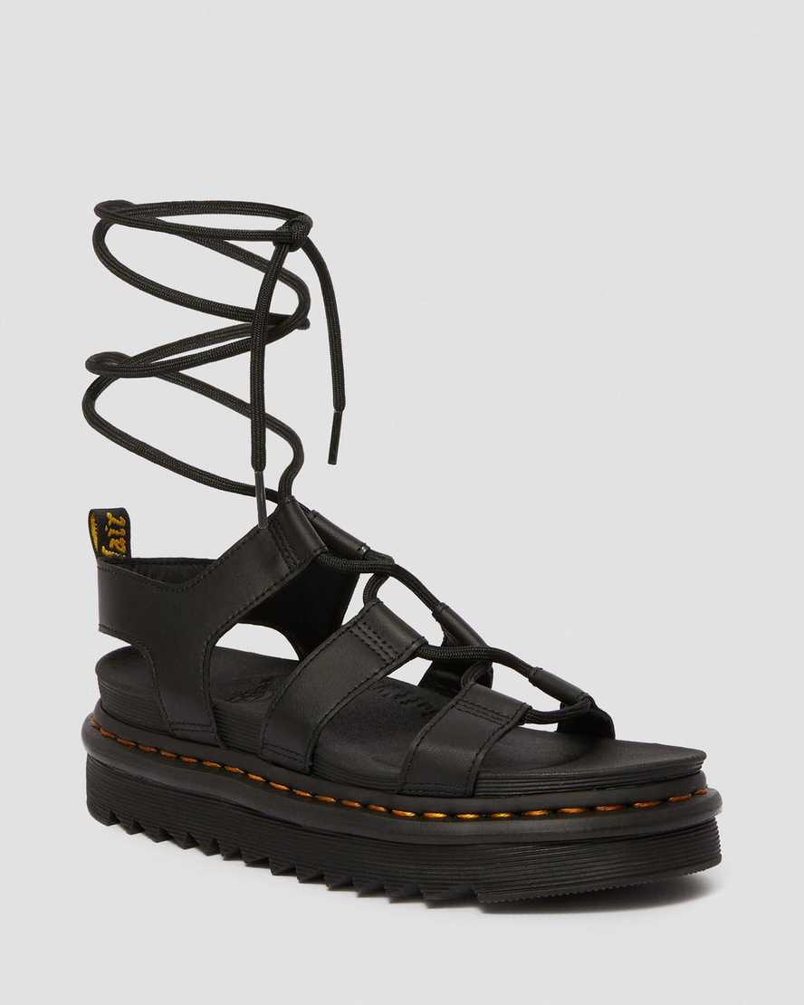 black dr martens nartilla womens gladiator sandals