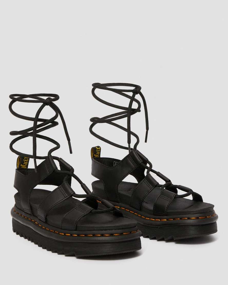 black dr martens nartilla womens gladiator sandals
