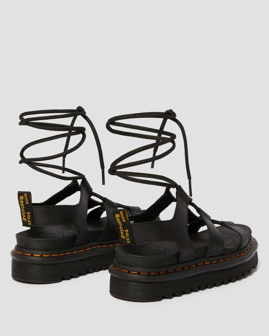 black dr martens nartilla womens gladiator sandals