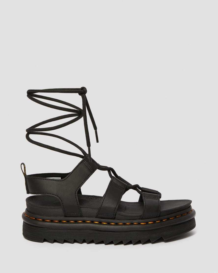 black dr martens nartilla womens gladiator sandals