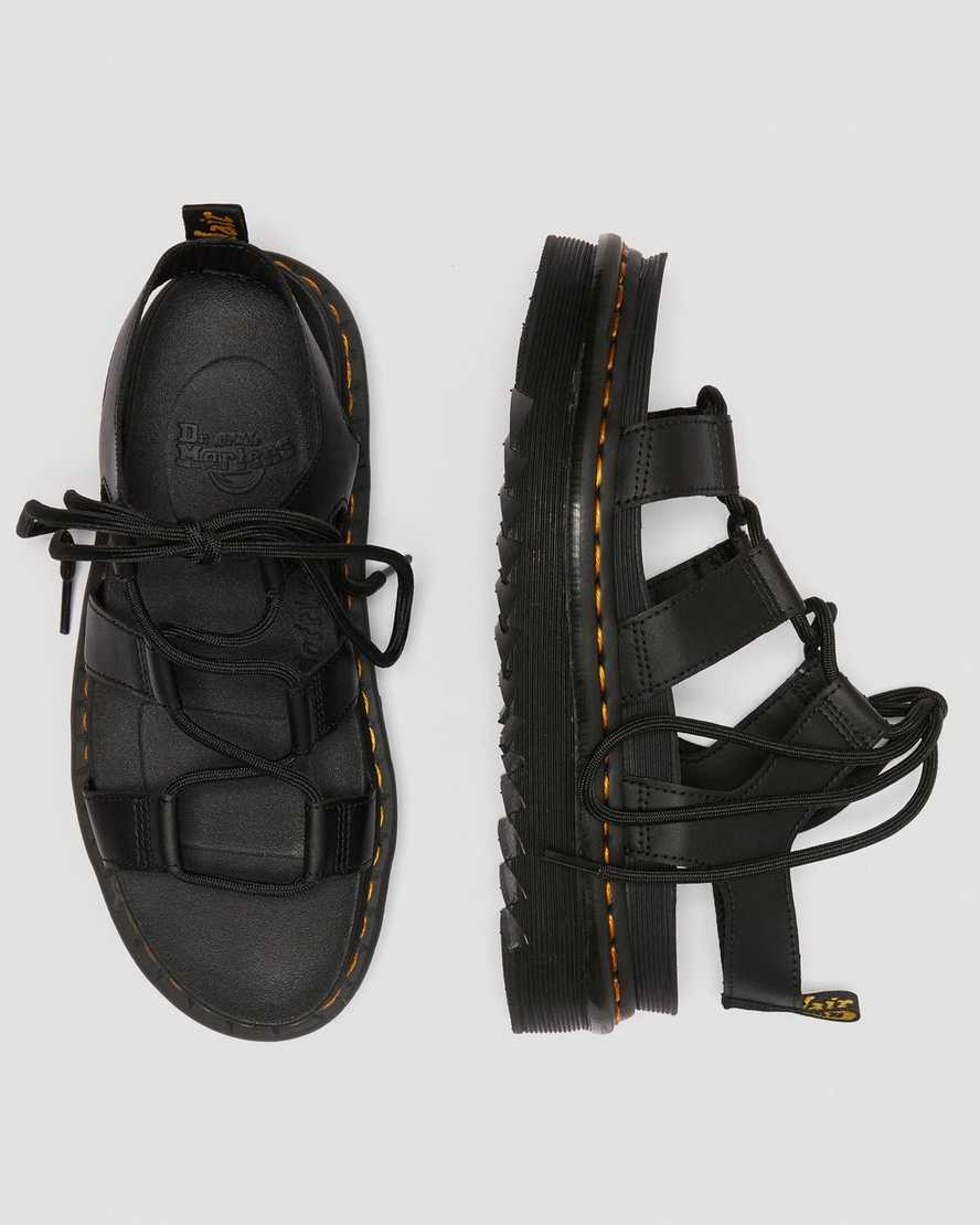 black dr martens nartilla womens gladiator sandals