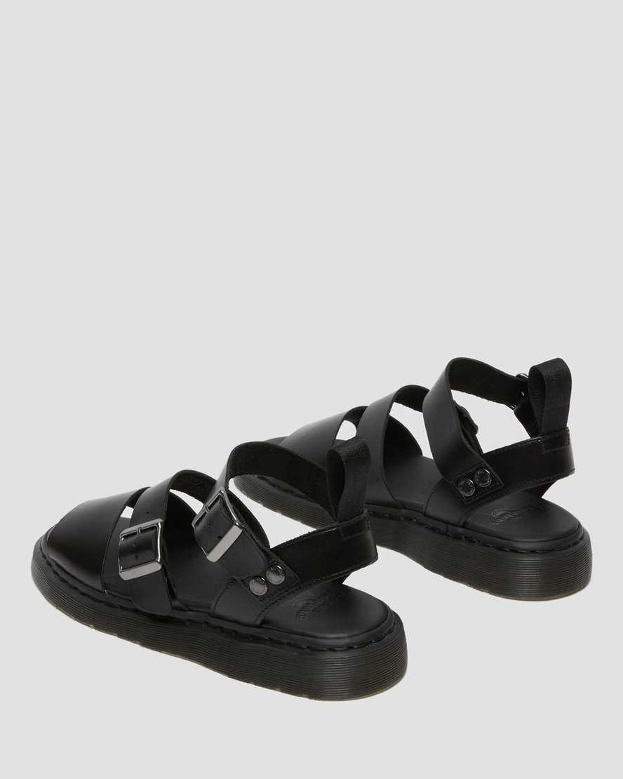 black dr martens gryphon brando womens gladiator sandals