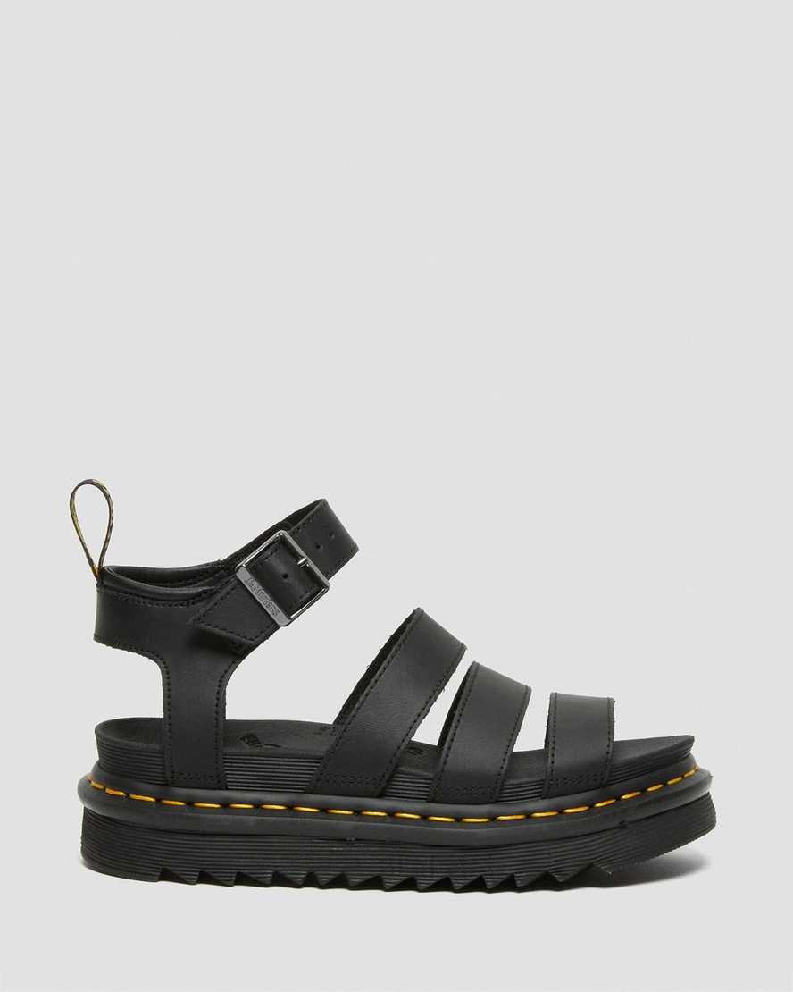 black dr martens blaire hydro womens gladiator sandals