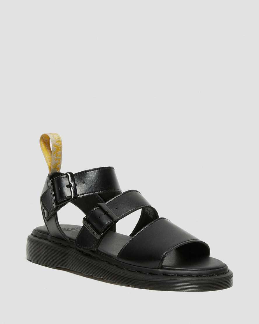black dr martens gryphon womens gladiator sandals