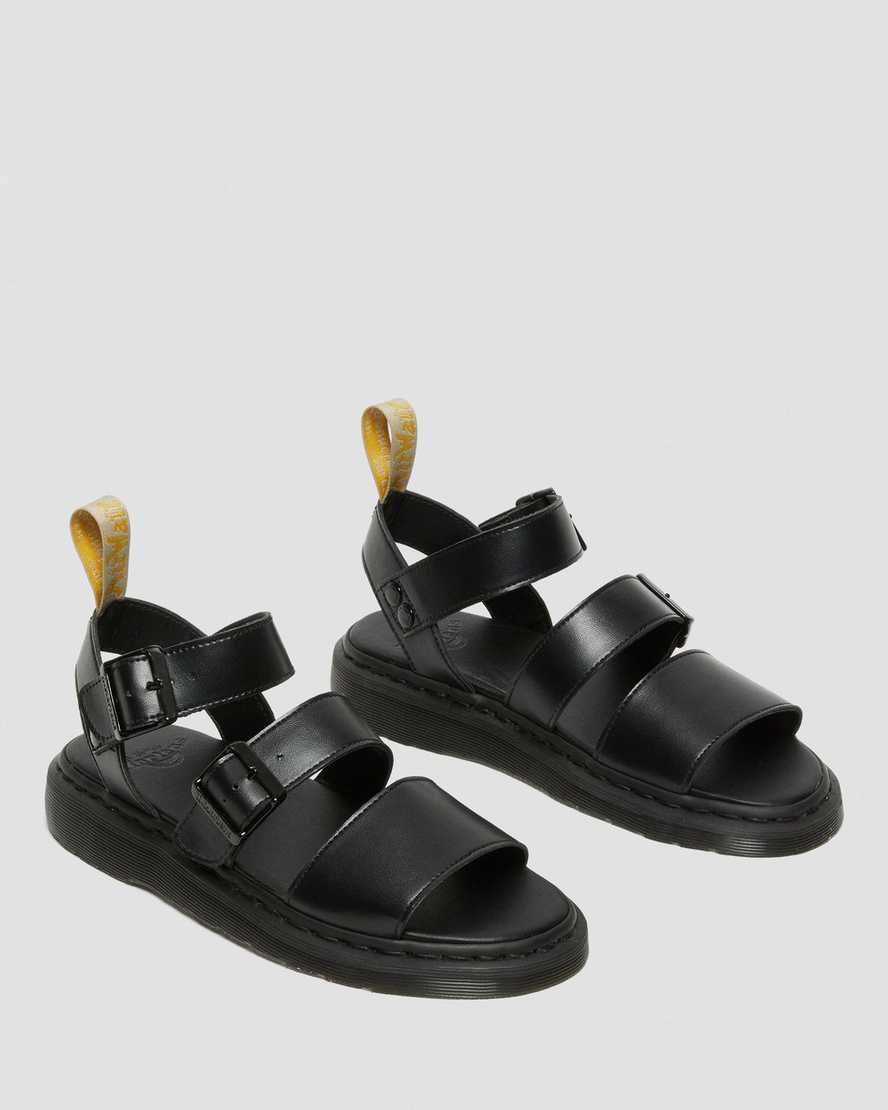 black dr martens gryphon womens gladiator sandals