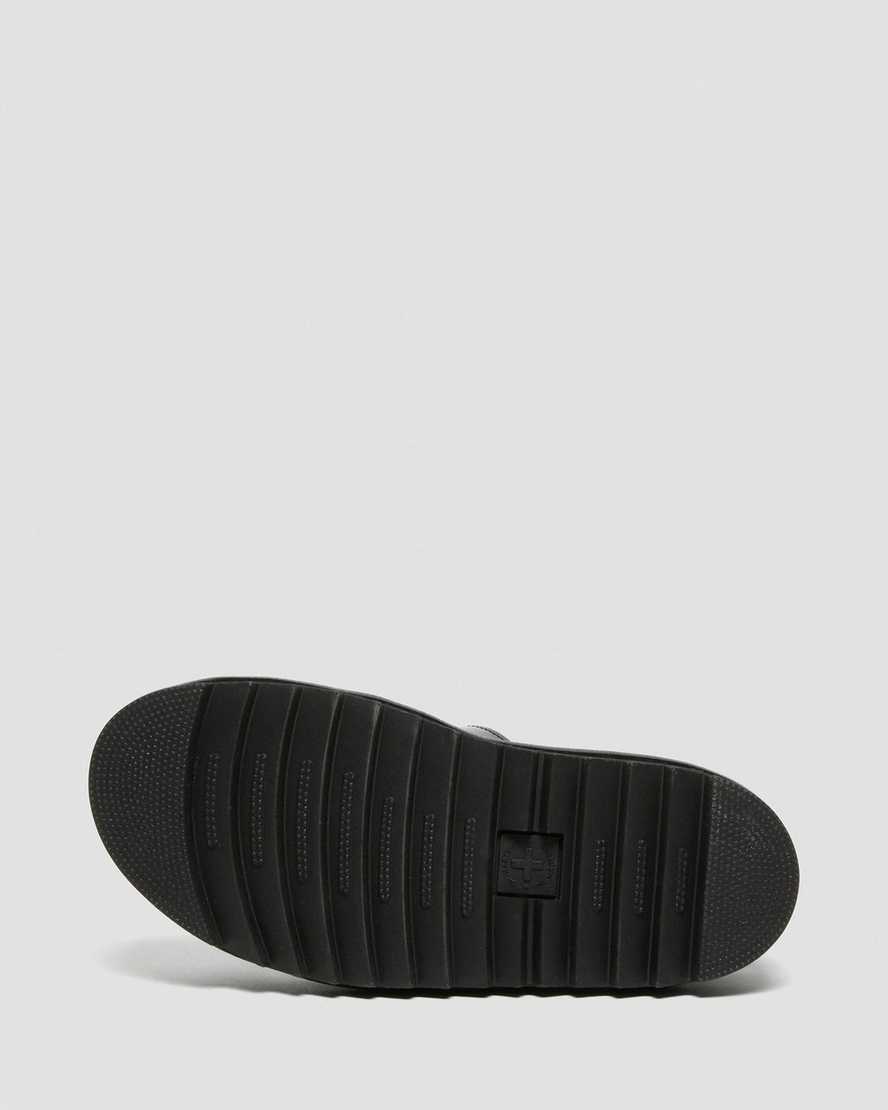 black dr martens blaire patent womens gladiator sandals