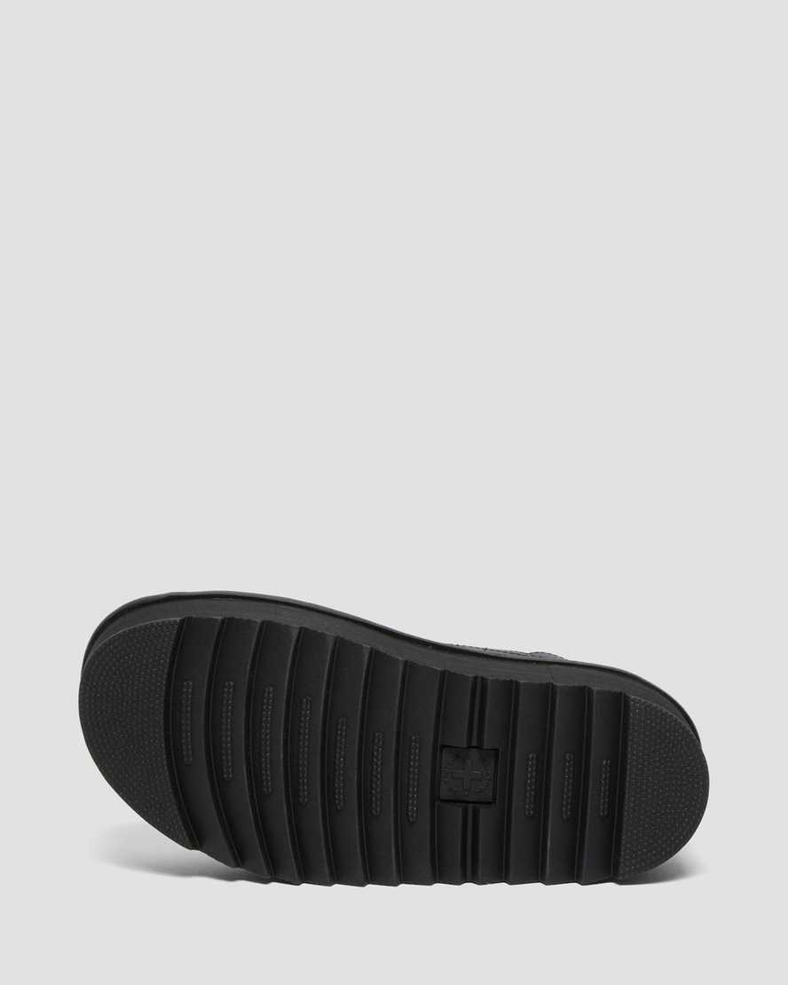 black dr martens voss strap womens platform sandals
