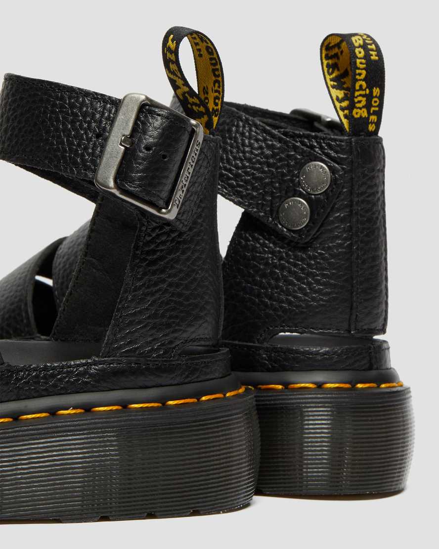 black dr martens clarissa ii womens platform sandals