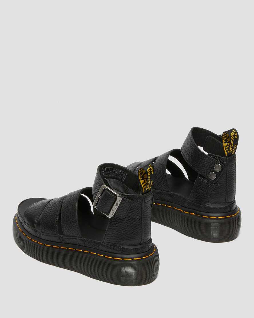 black dr martens clarissa ii womens platform sandals