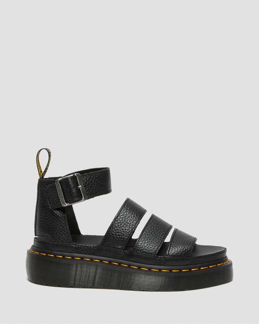 black dr martens clarissa ii womens platform sandals