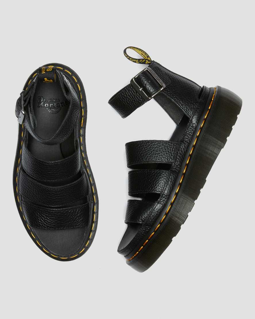 black dr martens clarissa ii womens platform sandals
