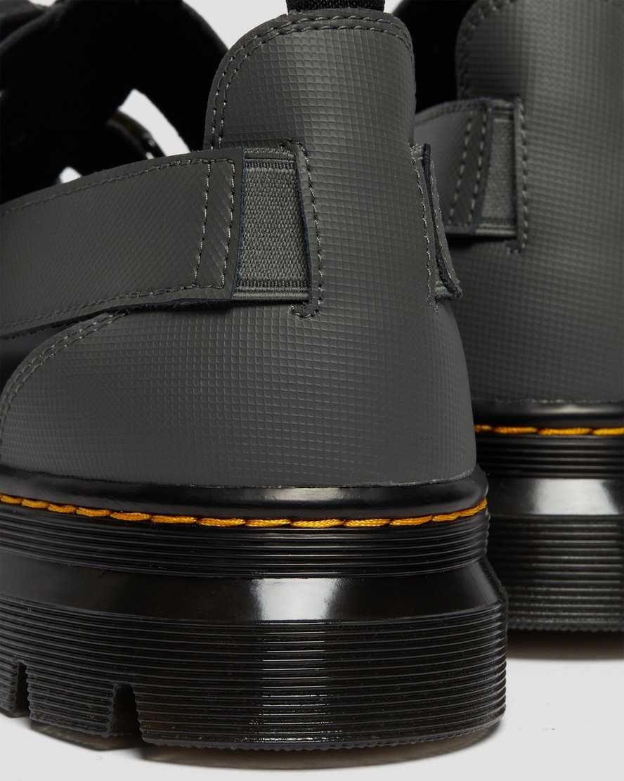 grey dr martens pearson webbing womens sandals