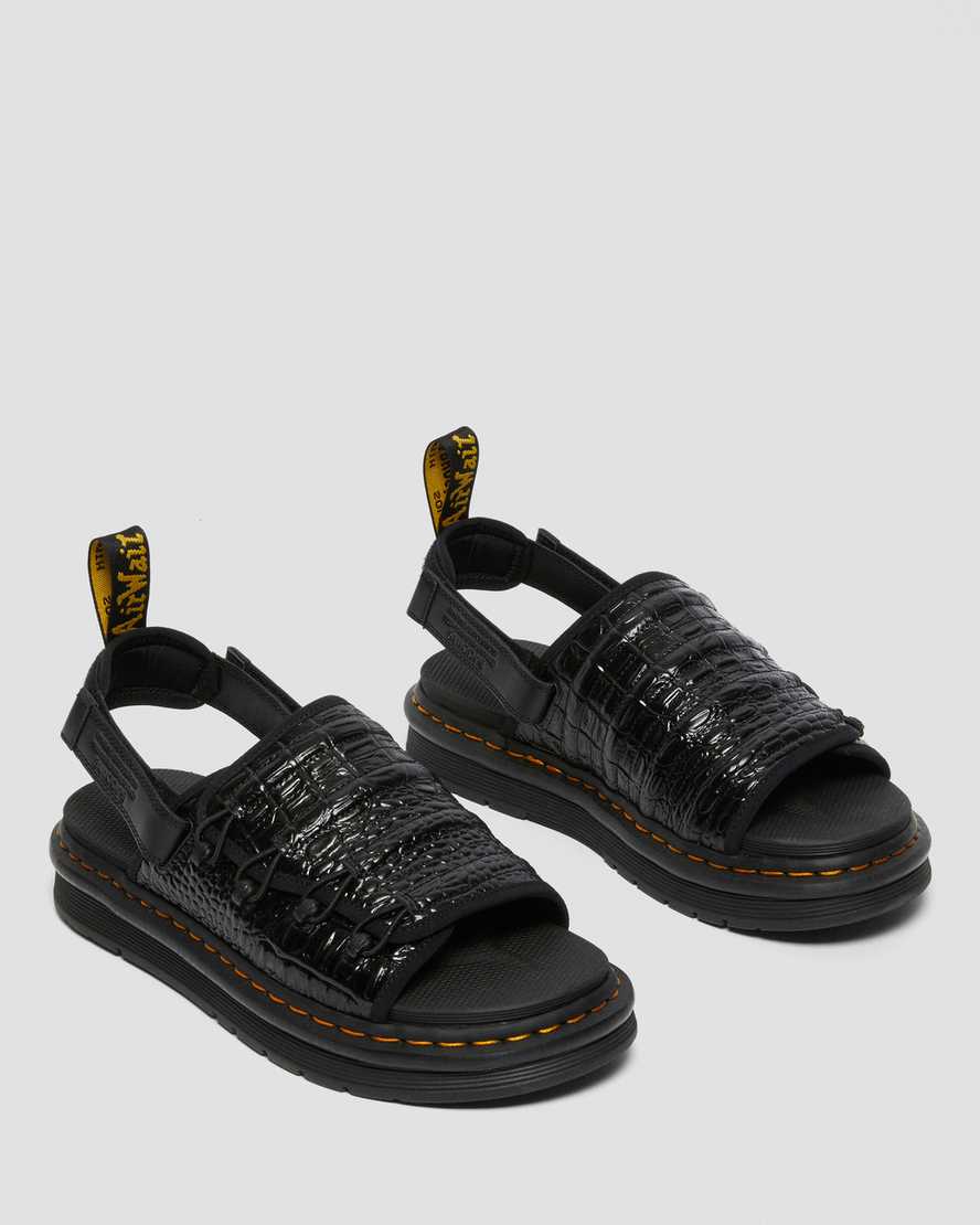 black dr martens mura suicoke croco womens sandals