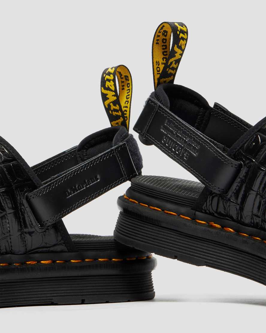 black dr martens mura suicoke croco womens sandals