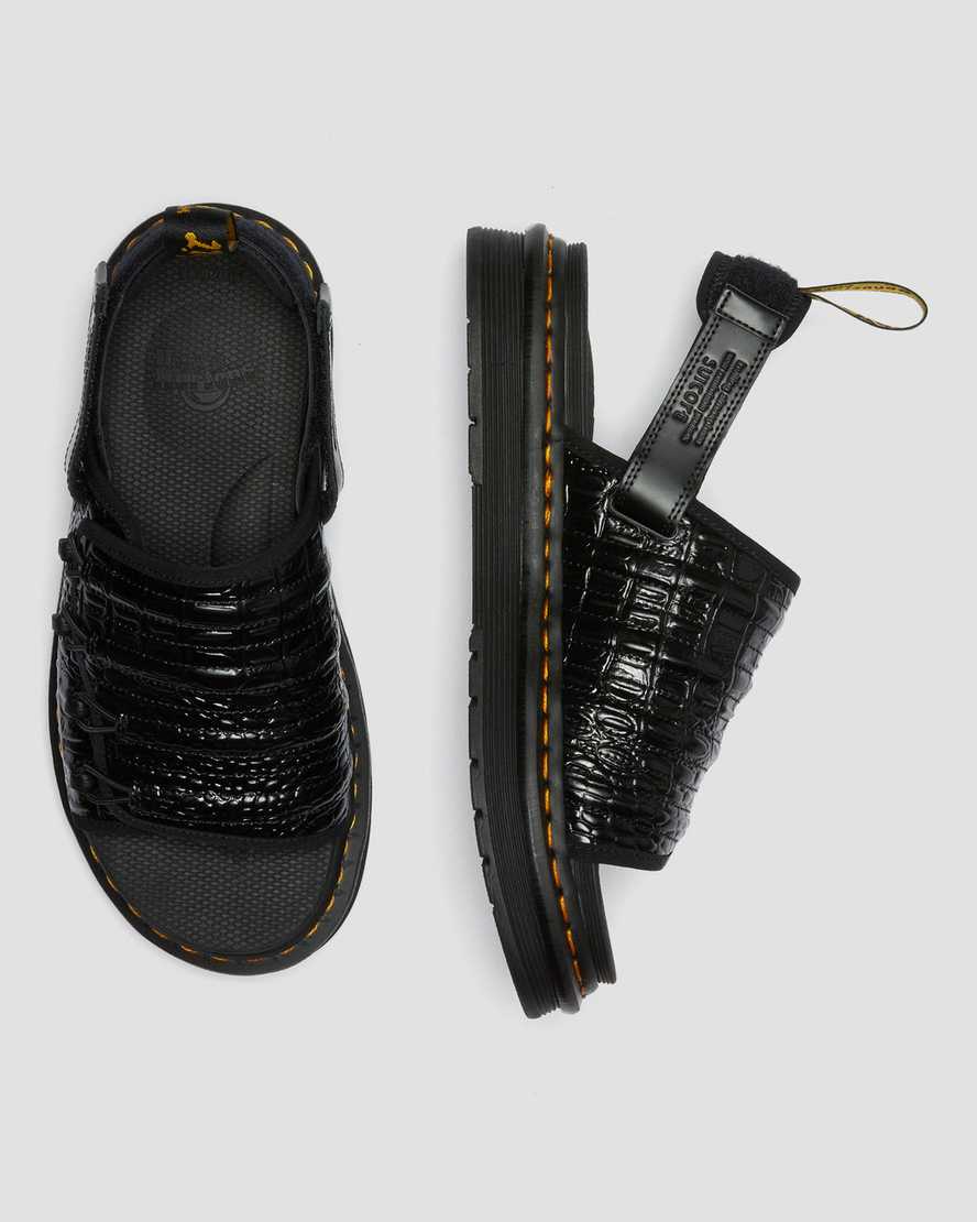 black dr martens mura suicoke croco womens sandals