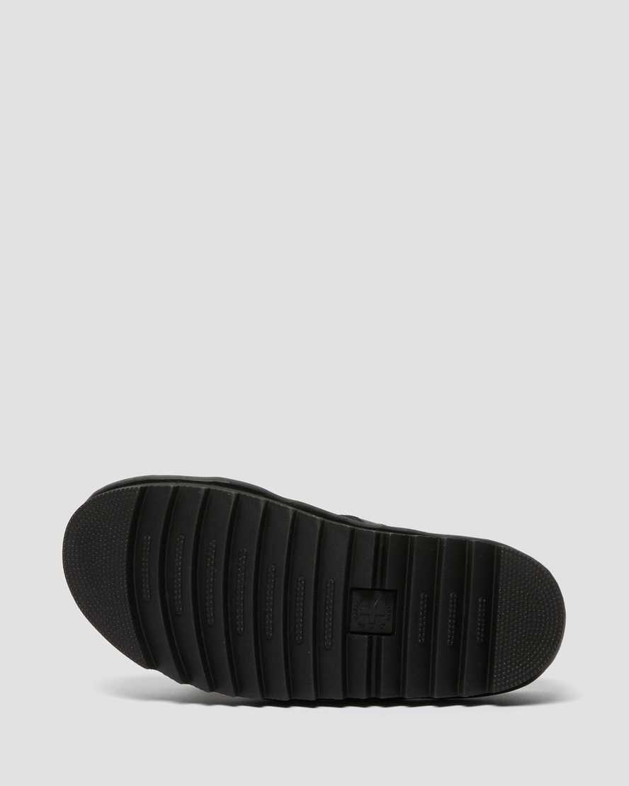 black dr martens blaire womens slide sandals