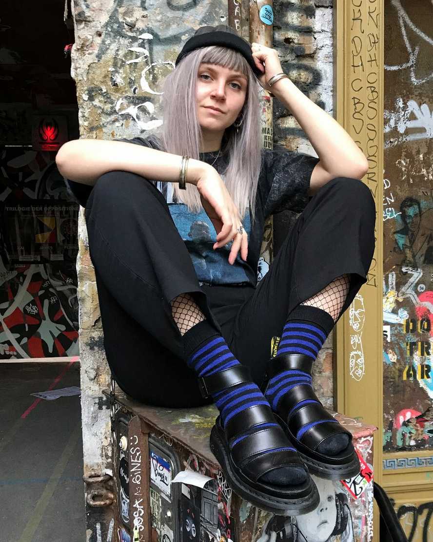 black dr martens clarissa ii womens strap sandals