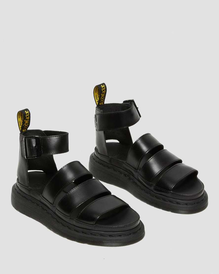 black dr martens clarissa ii womens strap sandals