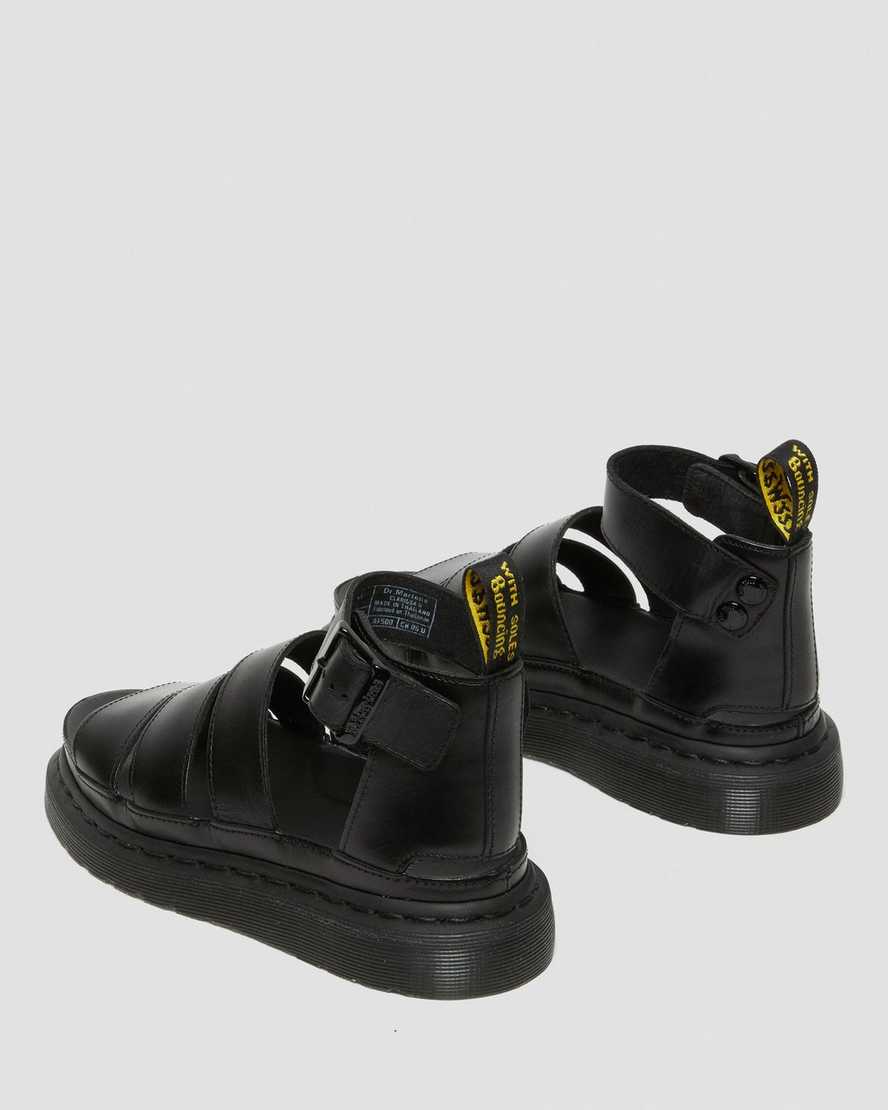 black dr martens clarissa ii womens strap sandals