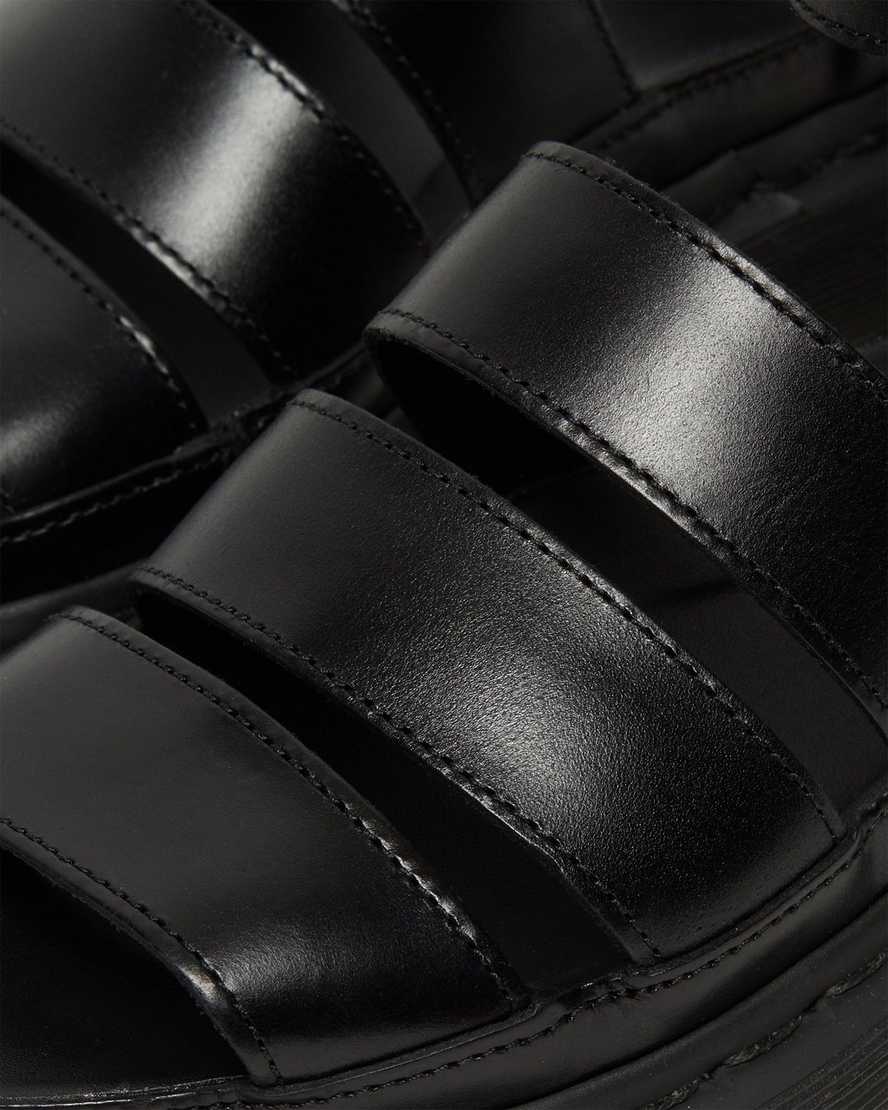 black dr martens clarissa ii womens strap sandals