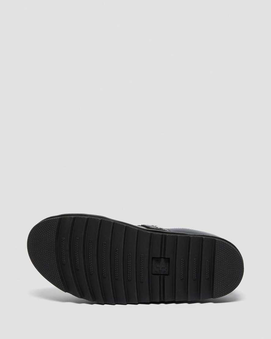 black dr martens terry ii womens strap sandals