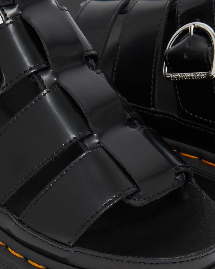 black dr martens mackaye womens strap sandals
