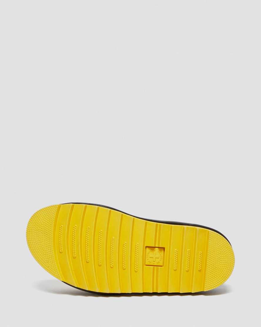 yellow dr martens voss womens strap sandals