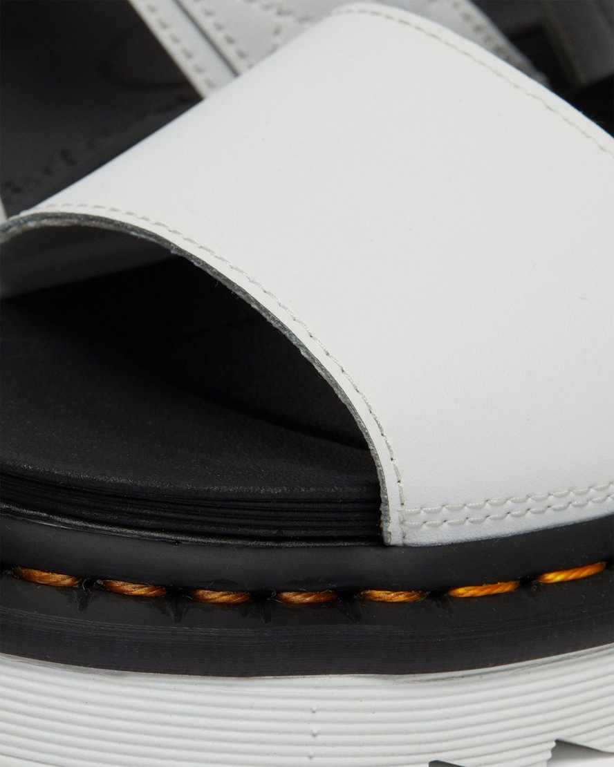 white dr martens voss womens strap sandals