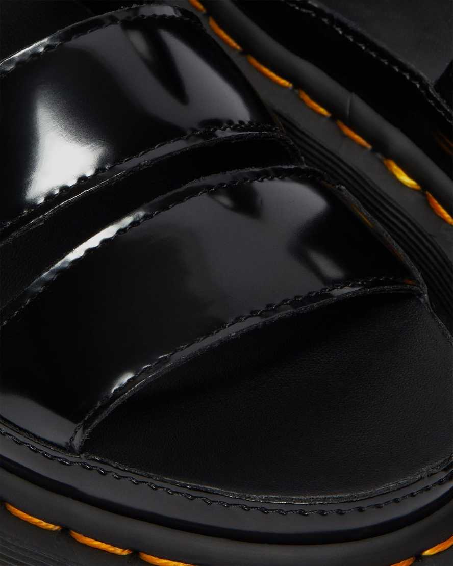 black dr martens clarissa ii womens strap sandals