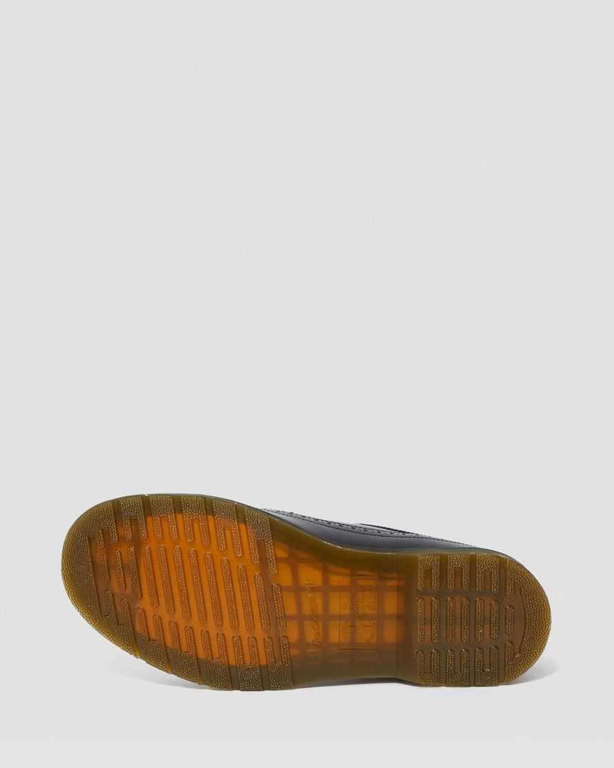 black dr martens 3989 smooth womens brogue shoes
