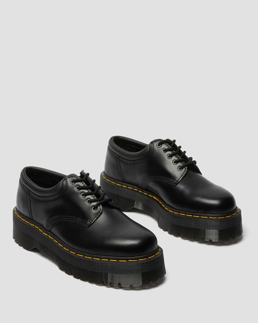 black dr martens 8053 platform womens casual shoes