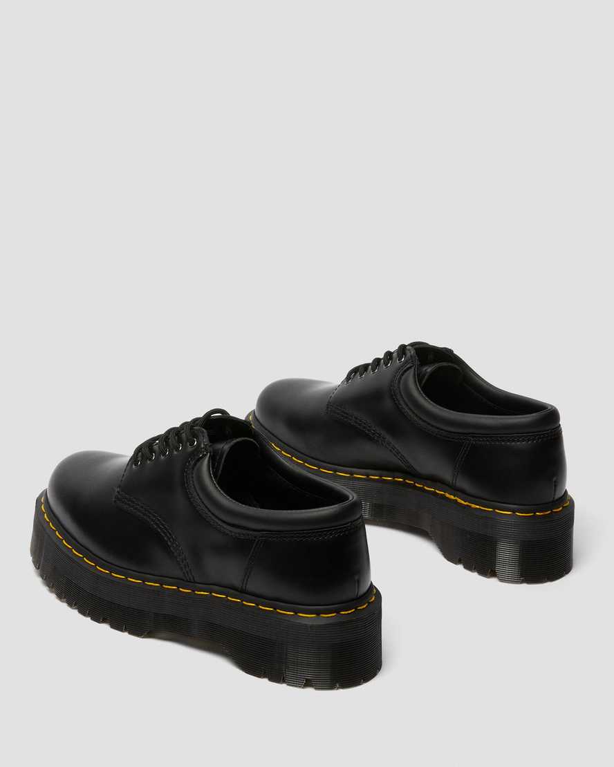 black dr martens 8053 platform womens casual shoes